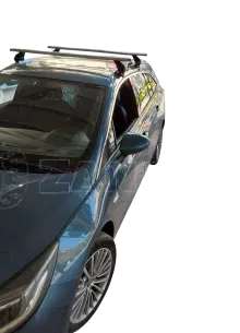 MENABO Kit Μπάρες - Πόδια MENABO αλουμινίου OMEGA LARGE για Opel Astra K Sports Tourer 2016-2021 με εφαπτόμενες παράλληλες μπάρες - 2 τεμάχια ΜΠ.OASTRAK.27 