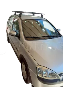 MENABO Kit Μπάρες - Πόδια MENABO αλουμινίου OMEGA MEDIUM για Opel Corsa C 2000-2006 - 2 τεμάχια ΜΠ.OCORSAC.17 