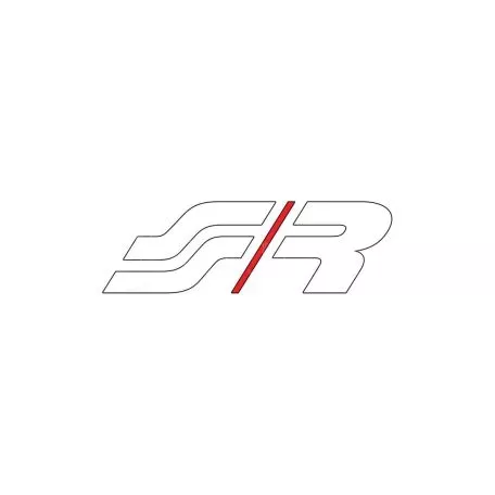 Simoni Racing ΑΥΤΟΚΟΛΛΗΤΟ ''SR'' ΛΕΥΚΟ 63mm  SIMONI RACING - 1 TEM. SRCR/SR 