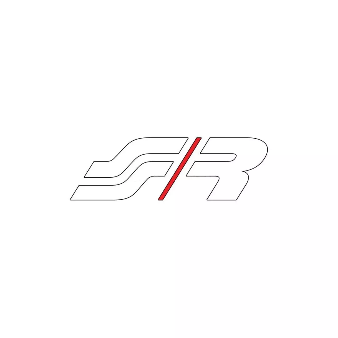 Simoni Racing ΑΥΤΟΚΟΛΛΗΤΟ ''SR'' ΛΕΥΚΟ 63mm SIMONI RACING - 1 TEM. SRCR/SR