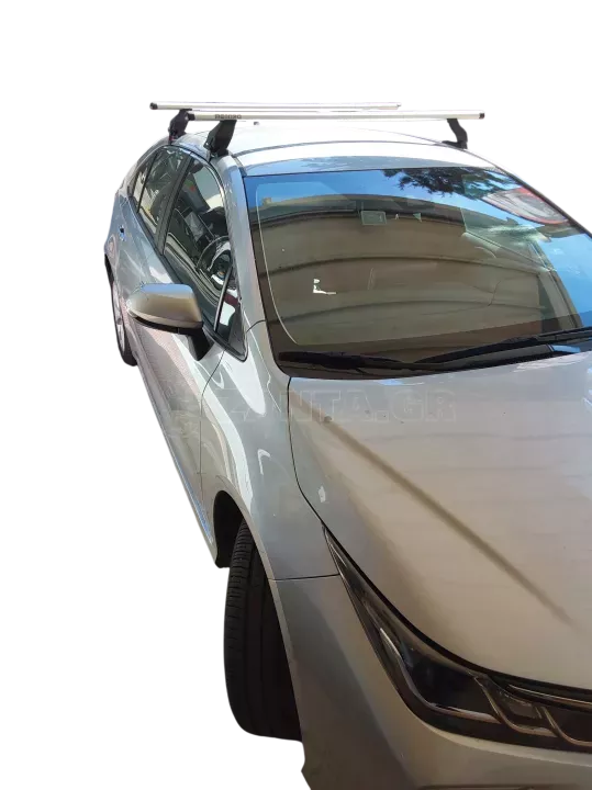 MENABO Kit Μπάρες - Πόδια ΜΕΝΑΒΟ αλουμινίου TEMA για Toyota Corolla 2019-2022 - 2 τεμάχια ΜΠ.TCOROLLA.33