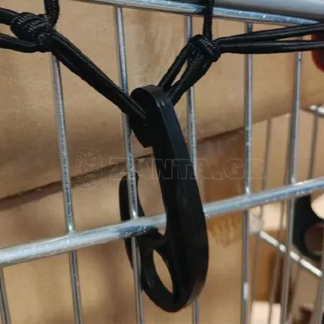Δίχτυ Πρόσδεσης Αποσκευών Με Γάντζους Small 80 x 35 cm Μέγιστη Επέκταση 160 x 70cm 