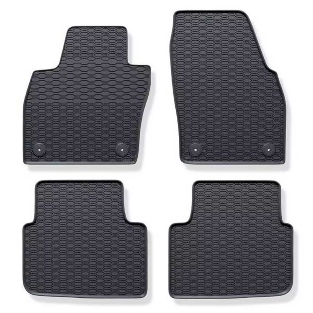 Λαστιχένια Πατάκια Geyer & Hosaja Για Skoda Kamiq / Scala 2019+ 4 Τεμάχια Μαύρα 912/4C