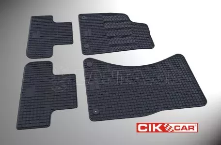 Cik ΜΑΡΚΕ ΠΑΤΑΚΙΑ ΣΕ ΣΚΑΦΗ ΛΑΣΤΙΧΟ ΓΙΑ AUDI Q5 2008-2017 ΣΕ ΜΑΥΡΟ ΧΡΩΜΑ ΜΕ ΚΟΥΜΠΩΜΑΤΑ CIK - 4 ΤΕΜ. RM.AU.0005/CK 