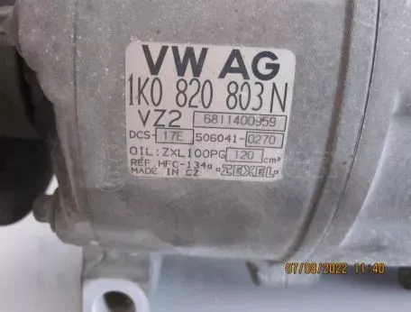 ΚΟΜΠΡΕΣΕΡ A/C ΓΙΑ VW PASSAT '05-'11 ΚΩΔΙΚΟΣ 1K0820803N 