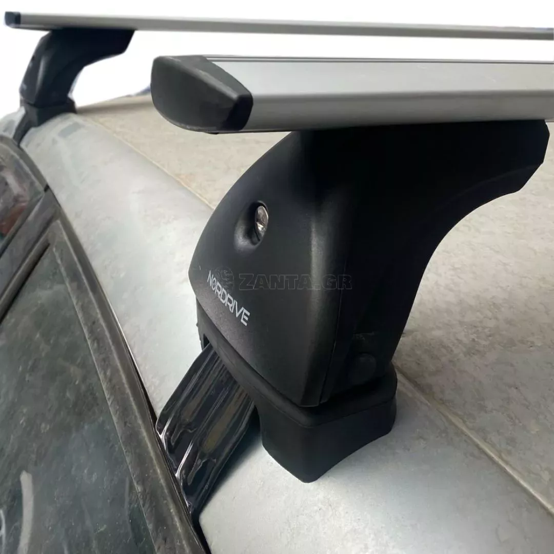 Nordrive Kit Μπάρες - Πόδια Αλουμινίου Nordrive Silenzio για Citroen C4 5D Hatchback 2010-2018 - 2 τεμ. ΜΠ.CC4.16