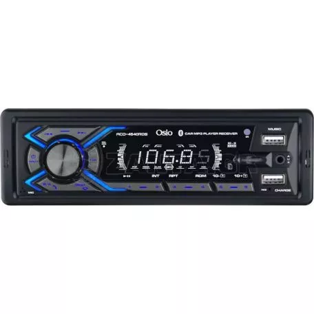 Radio USB x2 / FM / SD / RDS / Bluetooth Universal 1DIN Με Μπλε Φωτισμό Osio ACO-4540RDS 