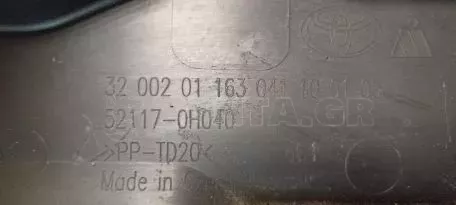 Στήριγμα μπροστινού προφυλακτήρα από Toyota Aygo - 52117-0H040 