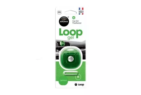 AMIO ΑΡΩΜΑΤΙΚΟ ΑΕΡΑΓΩΓΟΥ AROMA CAR LOOP ΛΕΜΟΝΙ AMio - 1 ΤΕΜ. A63116/AM 