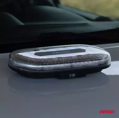 AMIO ΦΑΡΟΣ/ΣΤΡΟΜΠΟ ΜΠΑΡΑ R65 R10 12/24V 26W LED ΠΟΡΤΟΚΑΛΙ 10 ΧΡΗΣΕΩΝ ΜΕ ΜΑΓΝΗΤΙΚΗ ΒΑΣΗ 326x186x63mm ΑΜΙΟ - 1 ΤΕΜ. 04369/AM 