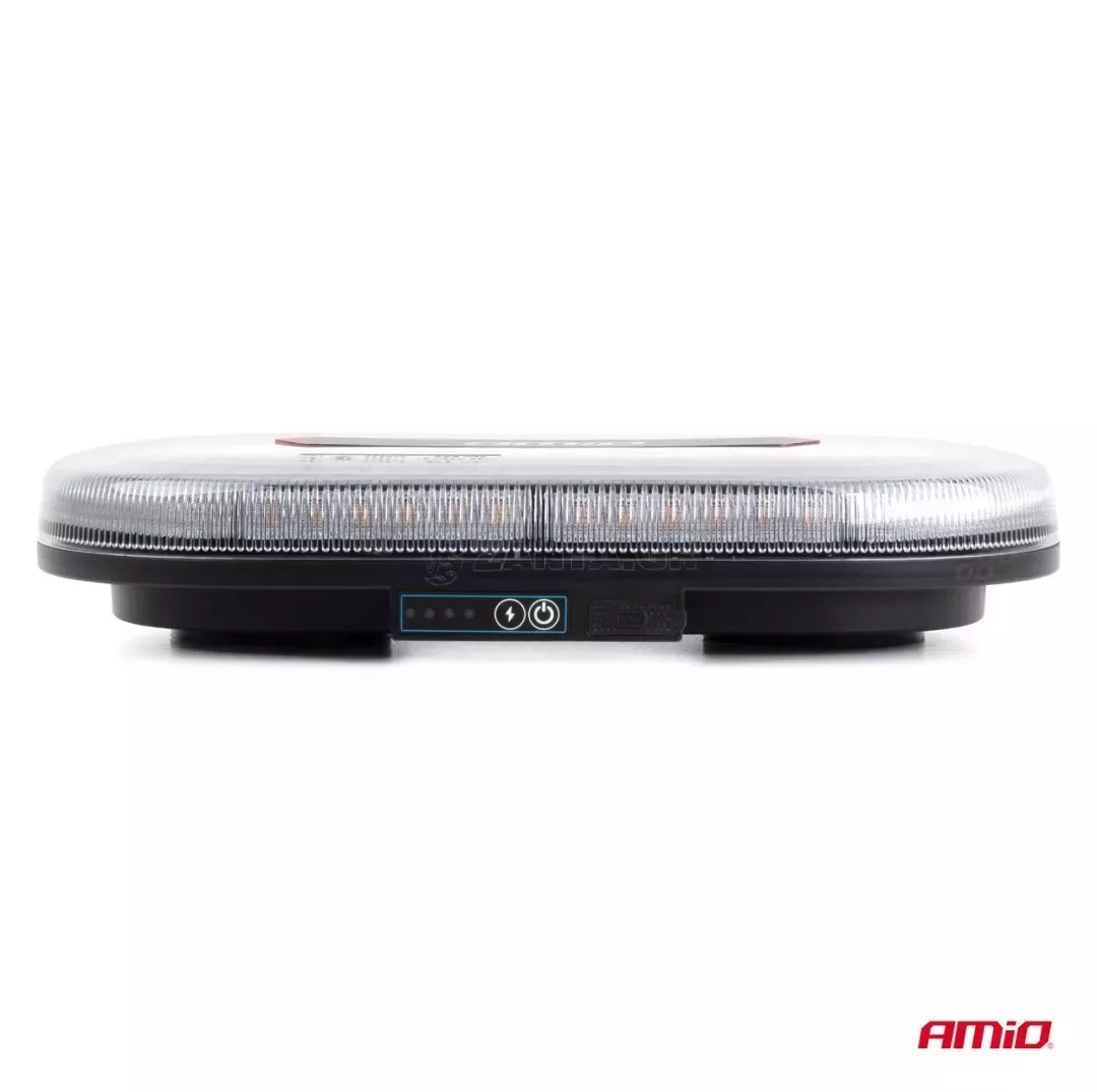 AMIO ΦΑΡΟΣ/ΣΤΡΟΜΠΟ ΜΠΑΡΑ R65 R10 12/24V 26W LED ΠΟΡΤΟΚΑΛΙ 10 ΧΡΗΣΕΩΝ ΜΕ ΜΑΓΝΗΤΙΚΗ ΒΑΣΗ 326x186x63mm ΑΜΙΟ - 1 ΤΕΜ. 04369/AM