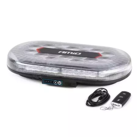 AMIO ΦΑΡΟΣ/ΣΤΡΟΜΠΟ ΜΠΑΡΑ R65 R10 12/24V 26W LED ΠΟΡΤΟΚΑΛΙ 10 ΧΡΗΣΕΩΝ ΜΕ ΜΑΓΝΗΤΙΚΗ ΒΑΣΗ 326x186x63mm ΑΜΙΟ - 1 ΤΕΜ. 04369/AM 