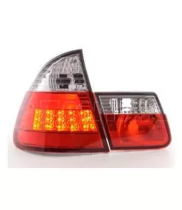 Πίσω φανάρια led για BMW E46 Combi (1998-2005) -chrome - σετ 2τμχ. 