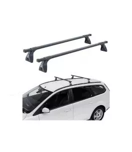Μπάρες Οροφής Σιδερένιες CRUZ 921-102 Optima OS-125cm Μαύρες 2 Τεμάχια 