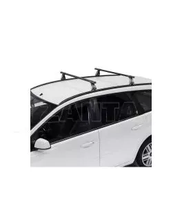 Μπάρες Οροφής Σιδερένιες CRUZ 921-102 Optima OS-125cm Μαύρες 2 Τεμάχια 