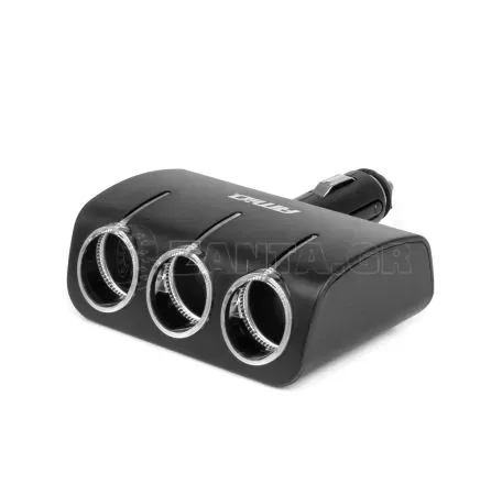 AMIO ΑΝΤΑΠΤΟΡΑΣ ΑΝΑΠΤΗΡΑ 12/24V 120W ΜΑΥΡΟΣ/3 ΘΕΣΕΙΣ/ΠΕΡΙΣΤΡΟΦΗ 90 ΜΟΙΡΩΝ AMIO - 1 Τεμ. 04358/AM 