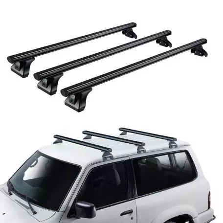 Μπάρες Οροφής Αλουμινίου CRUZ 925-095 Alu Cargo Dark AF3-128cm Μαύρες 3 Τεμάχια 