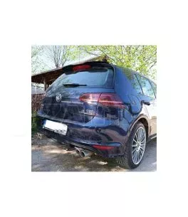Αεροτομές Πρόσθετα Δεξιά Αριστερά Για VW Golf VII (7 & 7.5) 12-20 Μαύρο Γυαλιστερό Πλαστικό Για Standard Έκδοση 2 Τεμάχια 