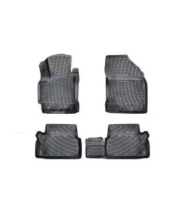 Πατάκια Σκαφάκια 3D Από Λάστιχο TPE Για Toyota Auris 2013-2018 Rizline 4 Τεμάχια Μαύρα 