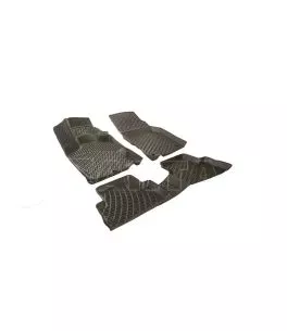 Πατάκια Σκαφάκια 3D Από Λάστιχο TPE Για Honda Jazz 2001-2008 / Honda Fit 2001-2008 Rizline 4 Τεμάχια Μαύρα 