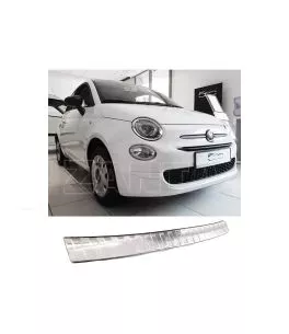 Προστατευτικό Πίσω Προφυλακτήρα Για Fiat 500 3d 15+ Από Ανοξείδωτο Ατσάλι (Steel) 