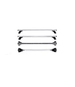 Μπάρες Οροφής Αλουμινίου CRUZ 924-095 Alu Cargo AF3-128cm Ασημί 3 Τεμάχια 