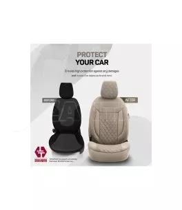 Καλύμματα Αυτοκινήτου Otom Comfortline VIP Design Universal Sued / Rachel / Δερματίνη Καπιτονέ Σετ Εμπρός / Πίσω 11 Τεμαχίων Μπε 