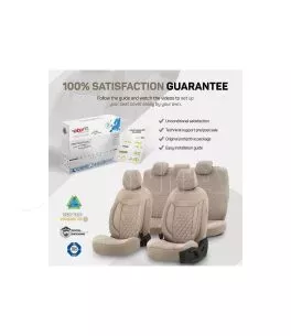 Καλύμματα Αυτοκινήτου Otom Comfortline VIP Design Universal Sued / Rachel / Δερματίνη Καπιτονέ Σετ Εμπρός / Πίσω 11 Τεμαχίων Μπε 