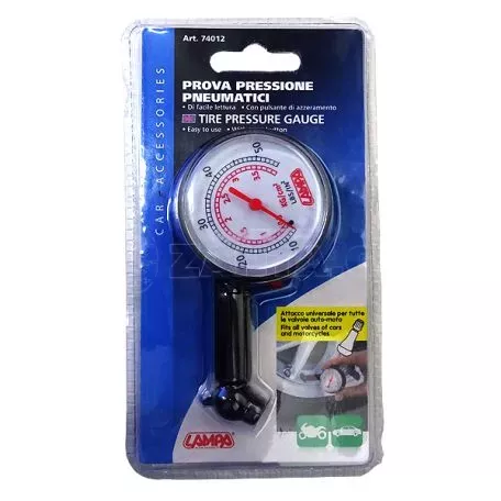 Lampa ΜΕΤΡΗΤΗΣ ΠΙΕΣΗΣ ΑΕΡΑ ΕΛΑΣΤΙΚΩΝ 3,5BAR (KG/CM2) / 50PSI (LBS/IN2) L7401.2
