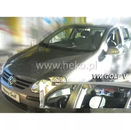 Heko ΣΕΤ ΑΝΕΜΟΘΡΑΥΣΤΕΣ ΑΥΤΟΚΙΝΗΤΟΥ ΓΙΑ VW GOLF 5 5D HTB 2004>2008 ΑΠΟ ΕΥΚΑΜΠΤΟ ΦΙΜΕ ΠΛΑΣΤΙΚΟ HEKO - 4 ΤΕΜ. ΑΝΕΜ.SET31150 