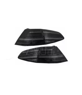 Πισινά Φανάρια Set Για Vw Golf VII 7 & 7.5 11-19 Led Bar Dynamic Facelift 7.5 GTI/R Look Φιμέ VLand 