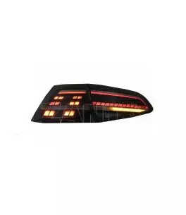 Πισινά Φανάρια Set Για Vw Golf VII 7 & 7.5 11-19 Led Bar Dynamic Facelift 7.5 GTI/R Look Φιμέ VLand 