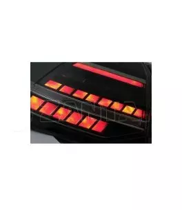 Πισινά Φανάρια Set Για Vw Golf VII 7 & 7.5 11-19 Led Bar Dynamic Facelift 7.5 GTI/R Look Φιμέ VLand 