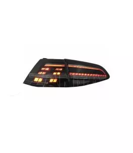 Πισινά Φανάρια Set Για Vw Golf VII 7 & 7.5 11-19 Led Bar Dynamic Facelift 7.5 GTI/R Look Φιμέ VLand 