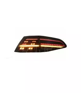 Πισινά Φανάρια Set Για Vw Golf VII 7 & 7.5 11-19 Led Bar Dynamic Facelift 7.5 GTI/R Look Φιμέ VLand 