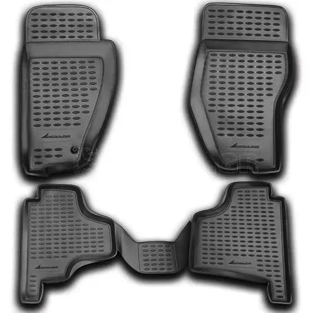 Novline ΜΑΡΚΕ ΠΑΤΑΚΙΑ ΣΕ ΣΚΑΦΗ TPE ΛΑΣΤΙΧΟ ΓΙΑ DODGE NITRO 07/2007+  ΣΕ ΑΝΘΡΑΚΙ ΣΚΟΥΡΟ ΓΚΡΙ ΧΡΩΜΑ NOVLINE - 4 ΤΕΜ. NLC.13.02.211/NV 