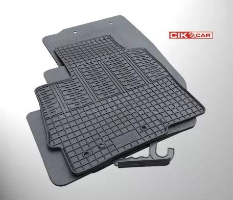 Cik ΜΑΡΚΕ ΠΑΤΑΚΙΑ ΣΕ ΣΚΑΦΗ ΛΑΣΤΙΧΟ ΓΙΑ CITROEN C4 AIRCROSS 2010-2017 / PEUGEOT 4008 2012-2016 / MITSUBISHI ASX 2010-2012 ΣΕ ΜΑΥΡΟ ΧΡΩΜΑ ΜΕ ΚΟΥΜΠΩΜΑΤΑ CIK - 4 ΤΕΜ. RM.CI.0016/CK 