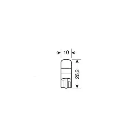 Lampa T10 10/32V W2,1x9,5d MEGA-LED1 ΔΙΑΘΛΑΣΗΣ ΛΕΥΚΟ (ΚΑΡΦΩΤΟ ΑΚΑΛΥΚΟ) 2ΤΕΜ. L5851.9 
