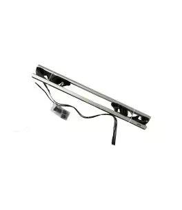 Μπάρες Οροφής Αλουμινίου Universal Rackit RK004-1 120cm Railing System Σετ Με Πόδια Και Κλειδαριά Ασημί 2 Τεμάχια 