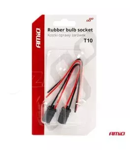ΦΙΣΑ 12/24V  ΓΙΑ ΛΑΜΠΕΣ T10/ W5W/ W3W/ W16W ME ΚΑΛΩΔΙΟ ΑΜΙΟ - 2 ΤΕΜ. 