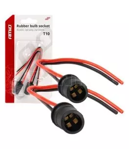 ΦΙΣΑ 12/24V  ΓΙΑ ΛΑΜΠΕΣ T10/ W5W/ W3W/ W16W ME ΚΑΛΩΔΙΟ ΑΜΙΟ - 2 ΤΕΜ. 