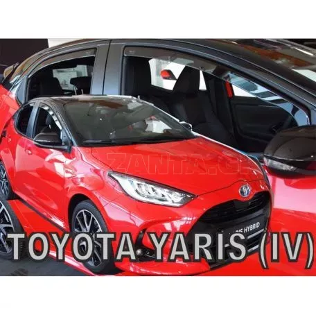 Heko ΣΕΤ ΑΝΕΜΟΘΡΑΥΣΤΕΣ ΑΥΤΟΚΙΝΗΤΟΥ ΓΙΑ TOYOTA YARIS 5D 2019+ / MAZDA 2 HYBRID 5D 2022+ (ΥΒΡΙΔΙΚΟ) ΑΠΟ ΕΥΚΑΜΠΤΟ ΦΙΜΕ ΠΛΑΣΤΙΚΟ HEKO - 4 ΤΕΜ. ΑΝΕΜ.SET29666 