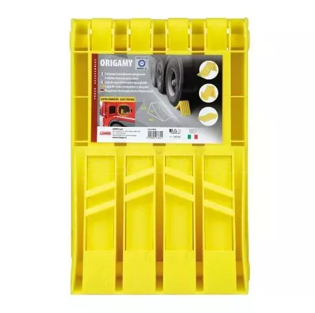 Lampa ΤΑΚΟΣ ΤΡΟΧΟΥ ORIGAMY E53 ΘΕΡΜΟΠΛΑΣΤΙΚΟΣ ΚΙΤΡΙΝΟΣ  DIN76051/53 463x228mm 1ΤΕΜ. L9786.4 
