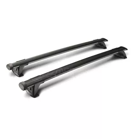 YAKIMA ΜΠΑΡΕΣ ΟΡΟΦΗΣ ΑΛΟΥΜΙΝΙΟΥ ΜΑΥΡΗ THROUGH BAR STANDARD 134 cm YAKIMA ΜΕ ΚΛΕΙΔΙ - 2 ΤΕΜ. Y8050229 