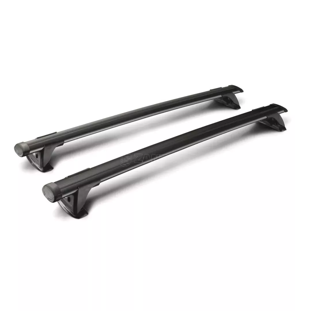 YAKIMA ΜΠΑΡΕΣ ΟΡΟΦΗΣ ΑΛΟΥΜΙΝΙΟΥ ΜΑΥΡΗ THROUGH BAR STANDARD 134 cm YAKIMA ΜΕ ΚΛΕΙΔΙ - 2 ΤΕΜ. Y8050229