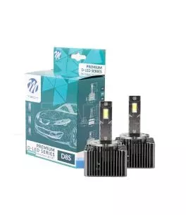 ΛΑΜΠEΣ LED D8S 12V PK32d-1 6000K 8.400lm 35W D-SERIES PLUG&PLAY KIT CAB-BUS ΜΕ ΑΝΕΜΙΣΤΗΡΑΚΙ M-TECH - 2 ΤΕΜ. 