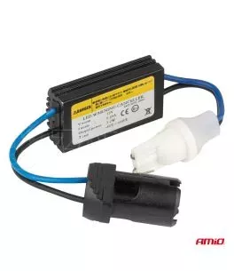 ΑΝΤΙΣΤΑΣΗ ΓΙΑ ΛΑΜΠΑΚΙΑ LED T10 W5W 12V 3.2W AMIO - 1 τεμ. 