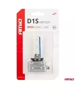 ΑΝΤΑΛΛΑΚΤΙΚΗ ΛΑΜΠΑ ΧΕΝΟΝ BASIC D1S 12V 8.000k 35W BLISTER CARD AMIO - 1 ΤΕΜ. 