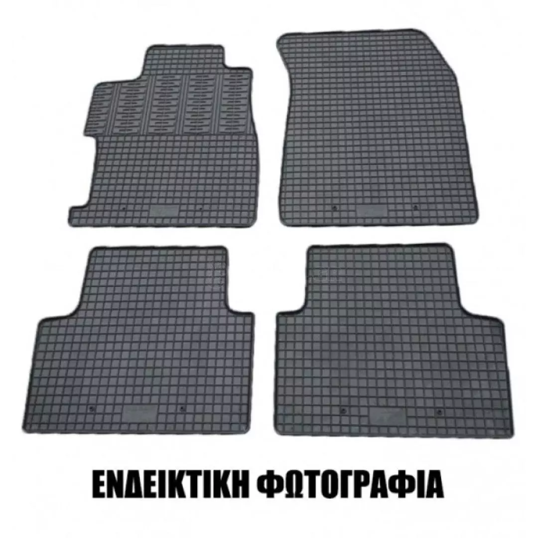 Cik ΜΑΡΚΕ ΠΑΤΑΚΙΑ ΣΕ ΣΚΑΦΗ ΛΑΣΤΙΧΟ ΓΙΑ DACIA LOGAN / SANDERO 2021+ ΣΕ ΜΑΥΡΟ ΧΡΩΜΑ ΜΕ ΚΟΥΜΠΩΜΑΤΑ CIK - 4 ΤΕΜ. RM.DAC.0007/CK