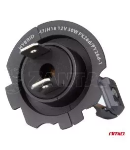 ΛΑΜΠΕΣ LED H7/Η18 12V 60W 6.000K 5.600lm +400% LED CAN-BUS HYBRID SERIES AMIO - 2 ΤΕΜ. 